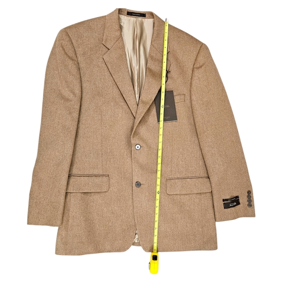 NWT Tasso Elba 100% Camelhair Tan Men's Sport Jacket R41 - Picture 10 of 15